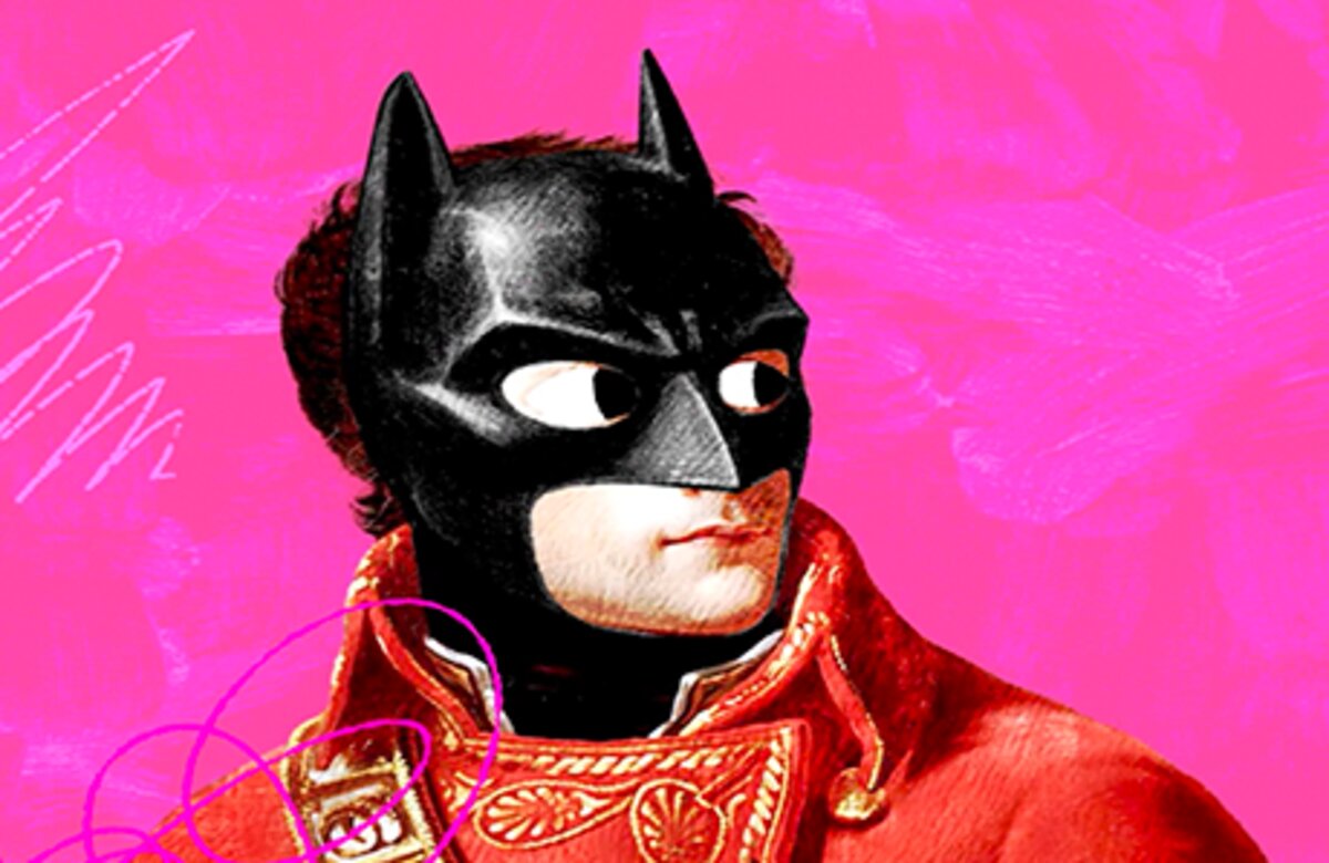 Illustratie van man met masker